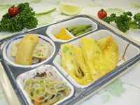 クックチルお弁当盛り付け例